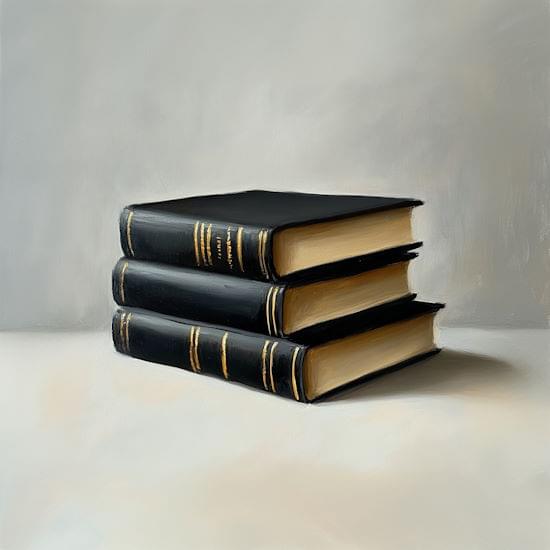 Stos książek prawniczych